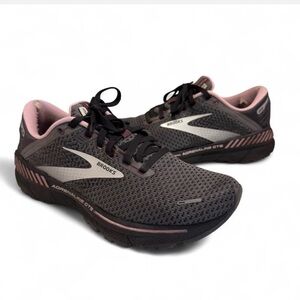 Brooks Women's Adrenaline GTS 22 Running Shoes - Gray and Pink